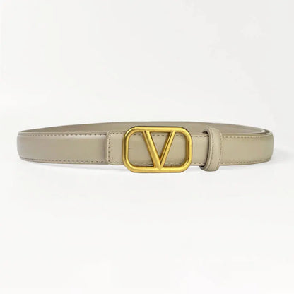 Classic ladies belt casual Joker ladies thin belt fashion personality with pants.