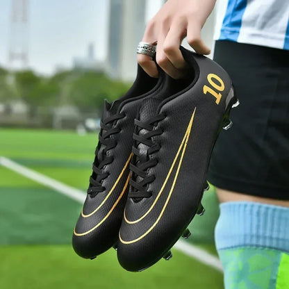 New Men Football Boots Professional Soccer Shoes Training Outdoor Adult Kids Ultralight TF/FG Sports Shoes Futsal High-quality