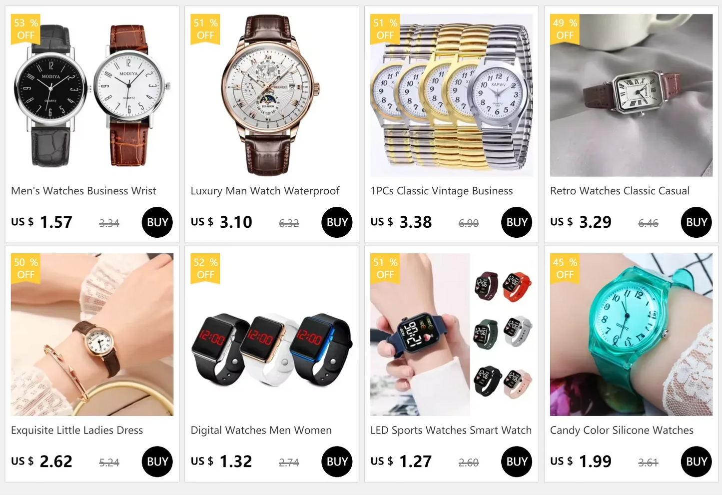 Watches Classic Casual Quartz Dial Leather Strap Band Rectangle Clock Fashionable Wrist Watches for Women