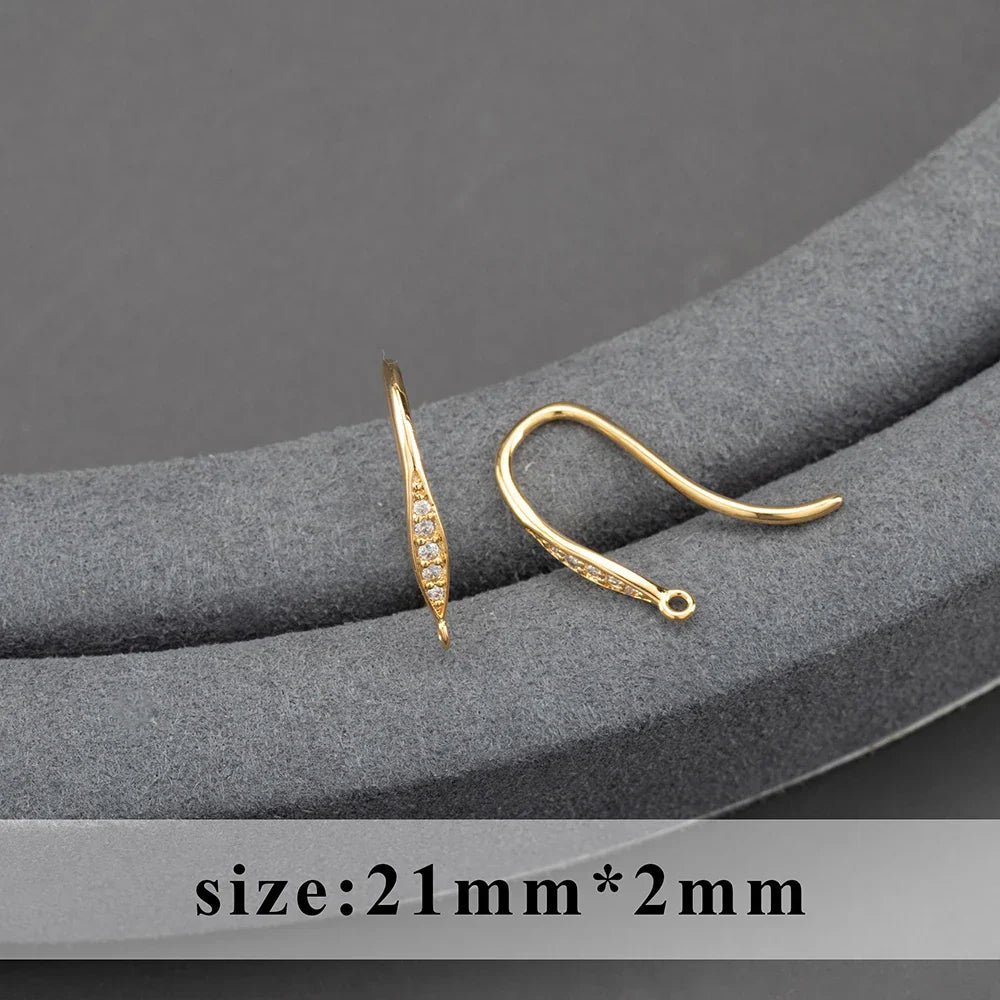 20pcs/lot M800 jewelry accessories,pass REACH,nickel free,18k gold plated,copper,connector,diy earrings,jewelry making