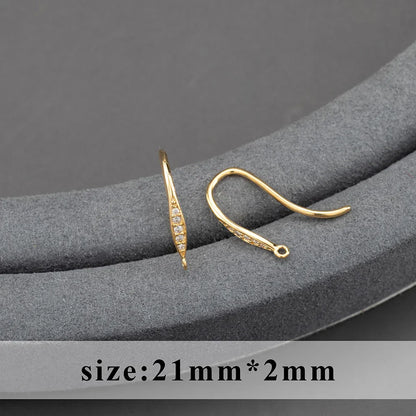 20pcs/lot M800 jewelry accessories,pass REACH,nickel free,18k gold plated,copper,connector,diy earrings,jewelry making