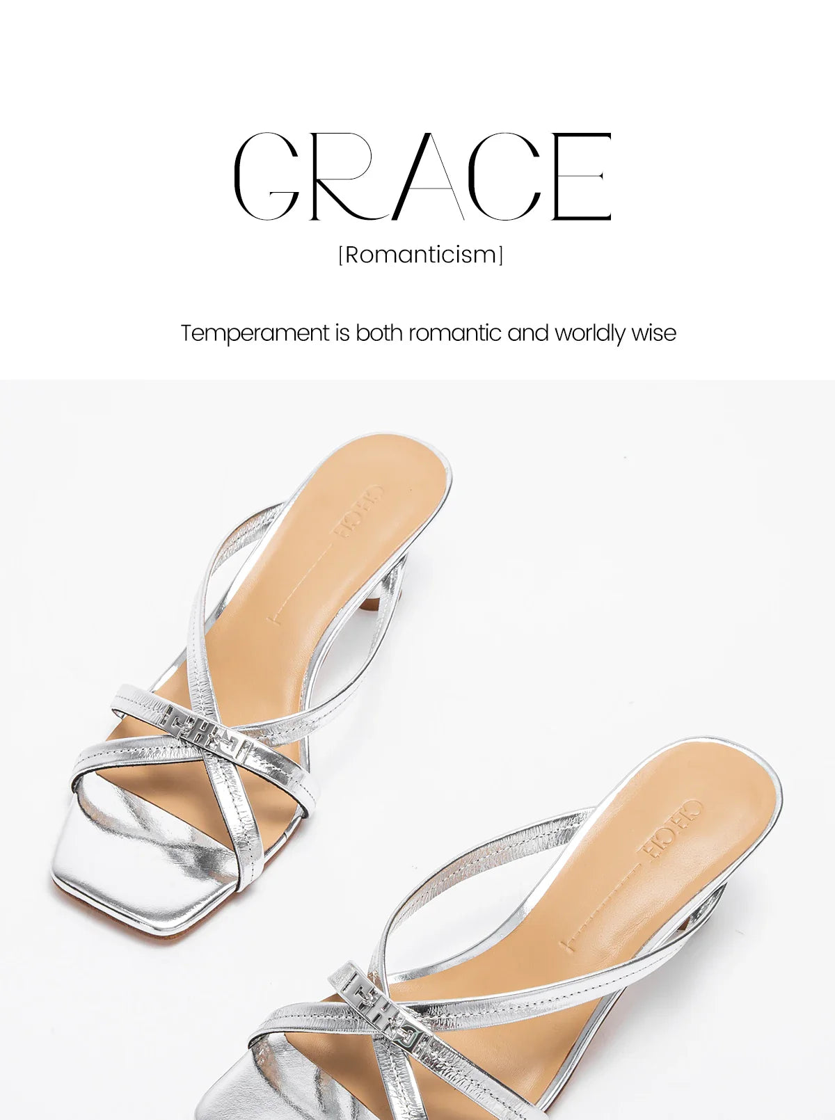 Women's Sandals Summer Cowhide New Thin Belt Business Fashion Sandals Wedding and Dinner Shoes
