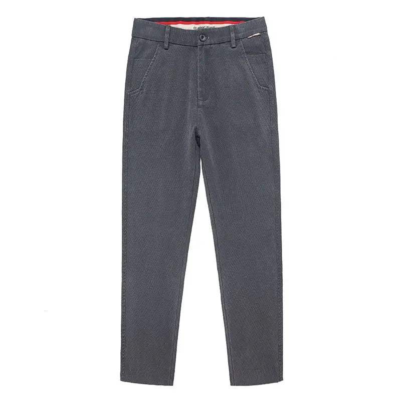 Korean Fashion Lyocell Casual Pants Men's New Spring Breathable Straight Elastic High Quality Daily Streetwear Male Trousers