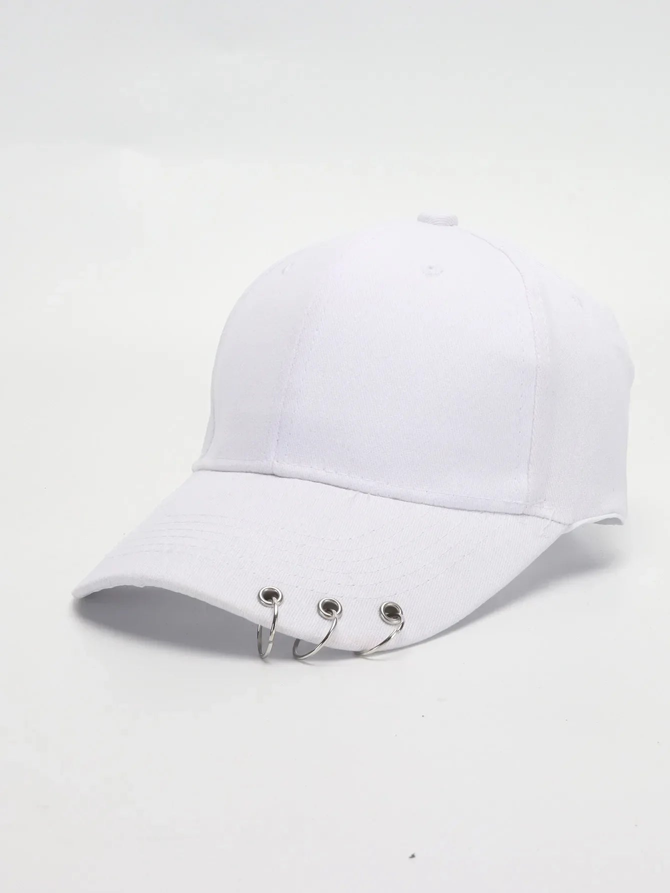 Hip Hop Women's Baseball Cap With Ring Circle Snapback Hats For Men Women Unisex Dad Hat Adjustable Kpop Korean Style Gorra