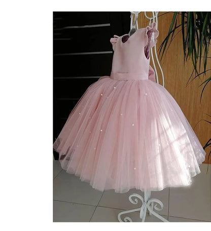 2026 Girls Princess Tutu Dress Flower Girl Gown Piano Performance Host Outfit Party Dress prom dresses girls dresses