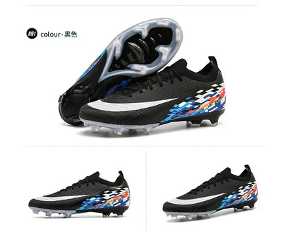 New Men Soccer Shoes Sport Grass Cleats Unisex Non-Slip Match Adult Ultralight Outdoor Football Boots Comfortable High-quality