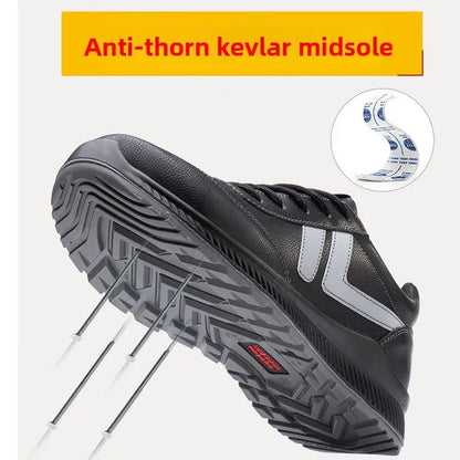 Four Season Anti Smashing and Anti Stabbing Insulated Electrician Protective Shoes with Oil Resistant Steel Toe Caps
