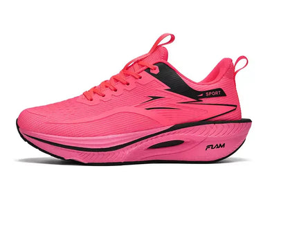 Men Sports Running Shoes Carbon Board Air Cushion Breathable Lightweight Women's Comfortable Athletic Nonskid Sneakers