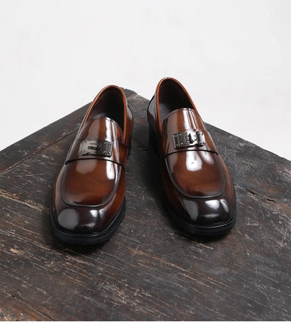 Spring and Autumn New Business Formal Men's Shoes, Leather Breathable Casual Professional Fashion Loafers