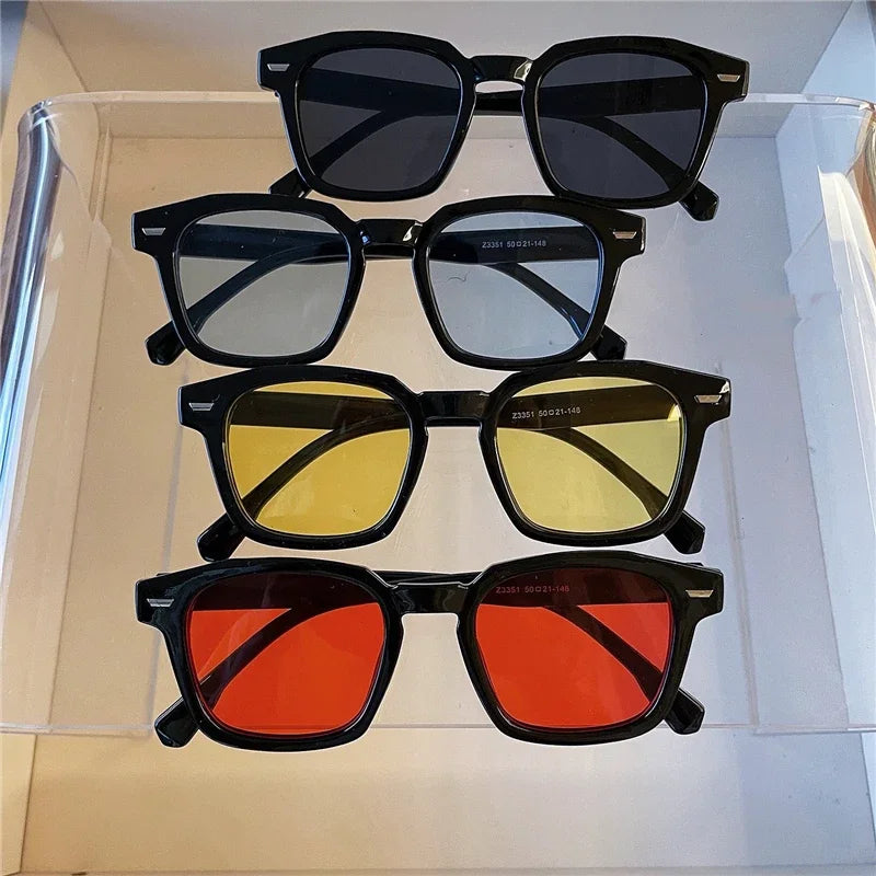 Vintage Sunglasses Wome Sun Glasses UV Protection Ultralight  Eyewear Fashion Luxury PC Unisex Outdoor Glasses