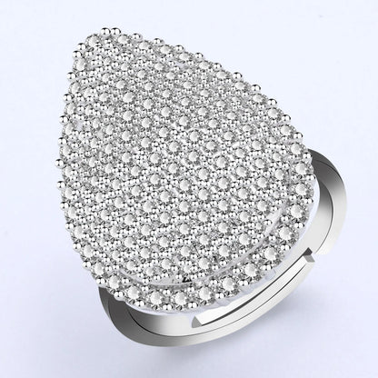 2024 New 4-piece Cubic Zirconia Women's Jewelry Necklace Earrings Bracelet Rings Bridal Wedding Jewelry Set