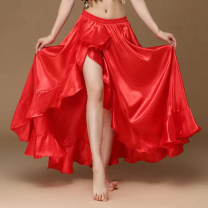 Belly Dance Long Skirt Women Clothing Fashion Clothes Streetwear Harajuku Sequin Hotsweet Performance Costume Dance Wear Stage