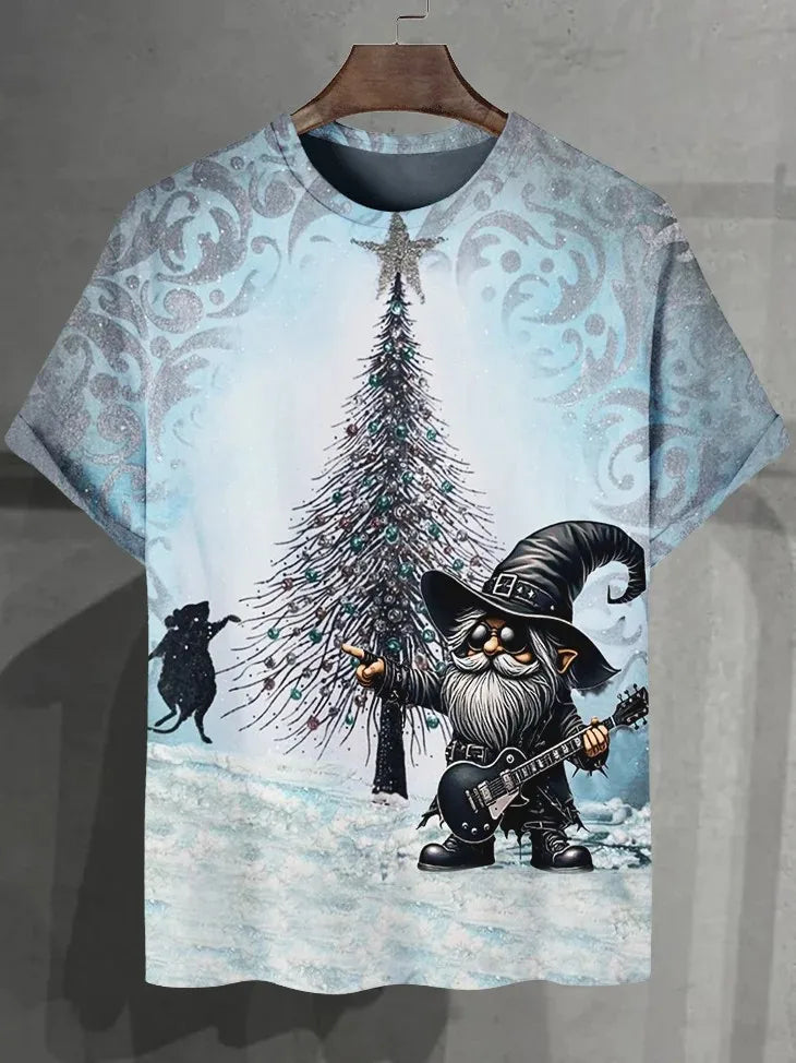Men's Animal Funny Cat Printed T Shirt Short Sleeve Tees Tops 3D Print O-Neck Shirts Party Summer Casual Men's Clothing Apparel