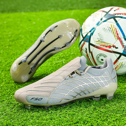 8552 High Quality Mens Soccer Shoes Training Non-Slip Turf Soccer Cleats TF/FG Football Sneakers Chuteira Campo F50