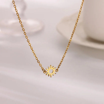 316L Stainless Steel Multilayer Heart Necklace For Women Girls Goth Gold Color Clavicle Chain Charm Choker Jewelry Birthday Gift