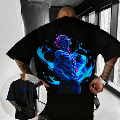 Printed T-shirt 2025 Men's and Women's Summer New Street Hip Hop Y2K Casual Loose Parent Child Top