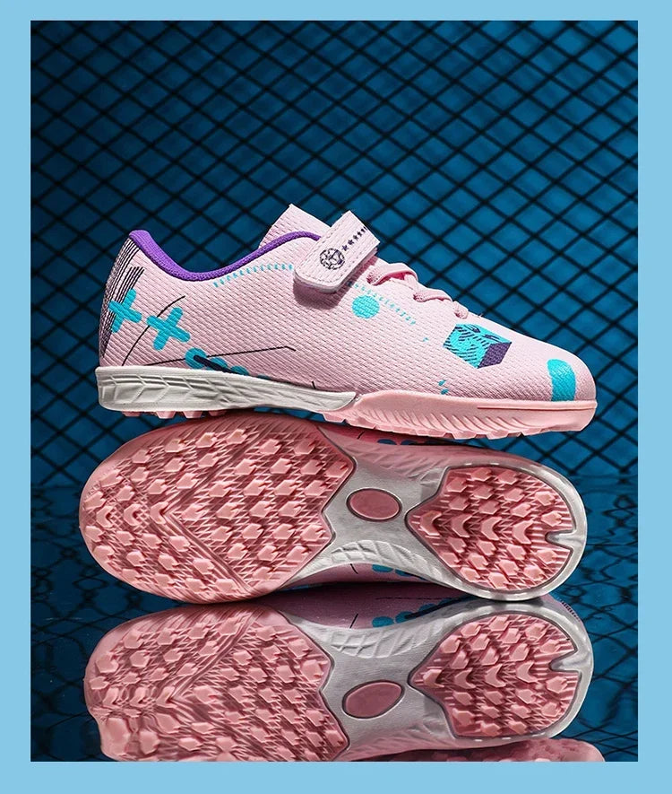 Soccer Shoes for Children Professional Original Kids Football Boots Society Kid Sneakers Indoor Football Trainers Youth Sports