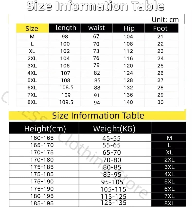 Autumn New Wide Leg Washing Jean Pants Men Trousers Neutral Solid Color Loose Casual Fashion Pocket Cargo Pants Big Size 8xl