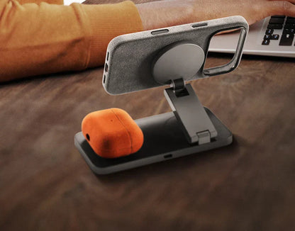 Italian Case for IPhone 17 Pro Max 17Pro with MagSafe Wallet Camera Button Magnetic Cover Orange Blue Protective Case