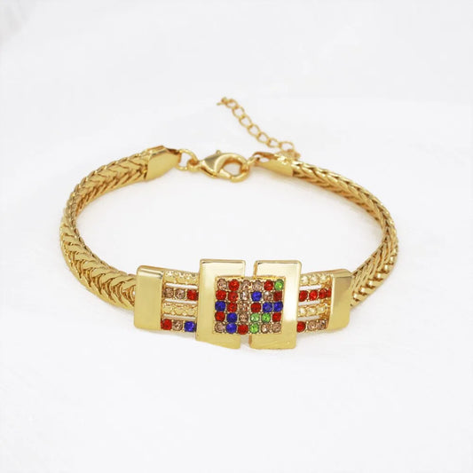Gold Plated Jewelry Set African Dubai Nigeria Charm Necklace Bracelet Earring Ring For Women 2025 New Banquet Jewellry