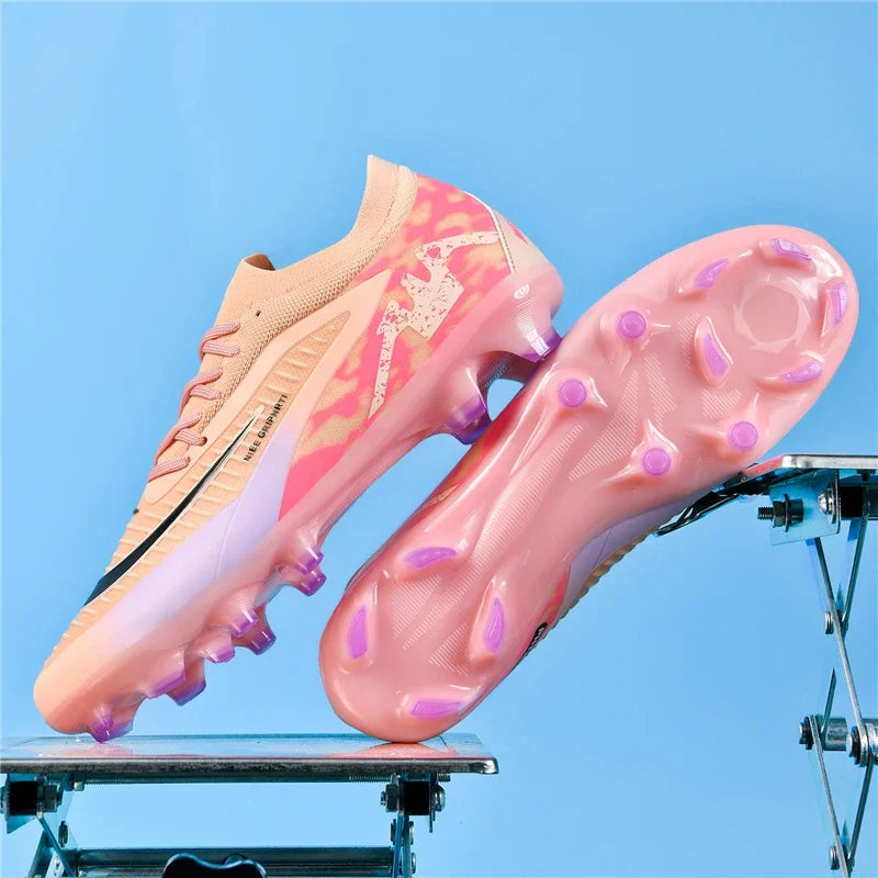 New Men Soccer Shoes Breathable Unisex Football Boots Professional Training Ultralight Wholesale Indoor Futsal Drop Shipping
