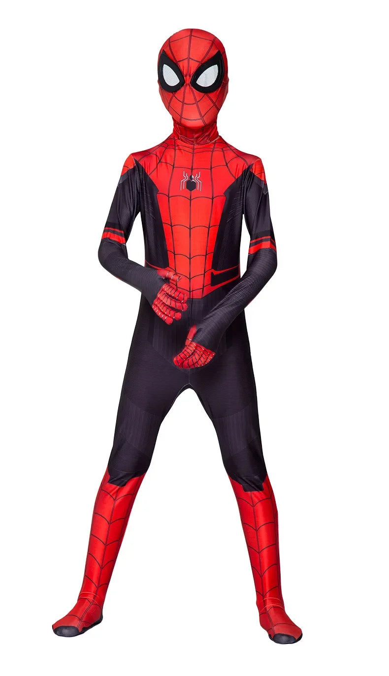 Superhero Spiderman Cosplay Costume Iron Man Black Panther Zentai Jumpsuit Bodysuit Halloween Party Costumes Good Quality