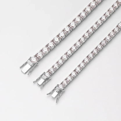3/4/5mm Moissanite Tennis Bracelet for Women Man S925 Silver Plated 18k Gold Wedding Party Fine Jewelry with certificate