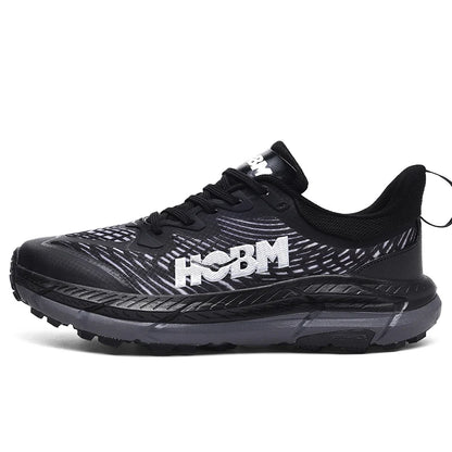 Men's Marathon Shoes Running Shoes Breathable High elasticity Cushioning Male Lightweight Sports Shoes Fitness Training