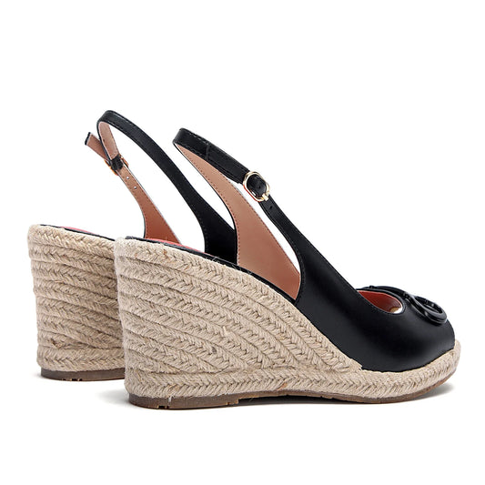 Women's Sandals Summer New Wedge Fish Mouth High Heel Open Toe Platform Summer Formal Shoes 8.5cm