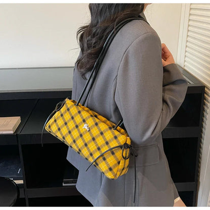 New Retro American Style Crossbody Bag Women's Handbag Fashionable Handheld Bag Casual Single Shoulder Bag Simple Style Handbag