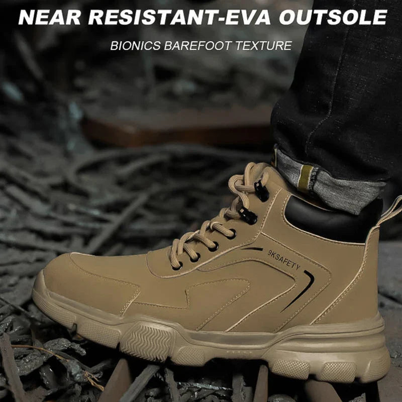 Safety Protective Boots Work Safety Shoes Men Winter Safety Boots Anti-puncture Work Shoes Steel Toe Work Boots Indestructible