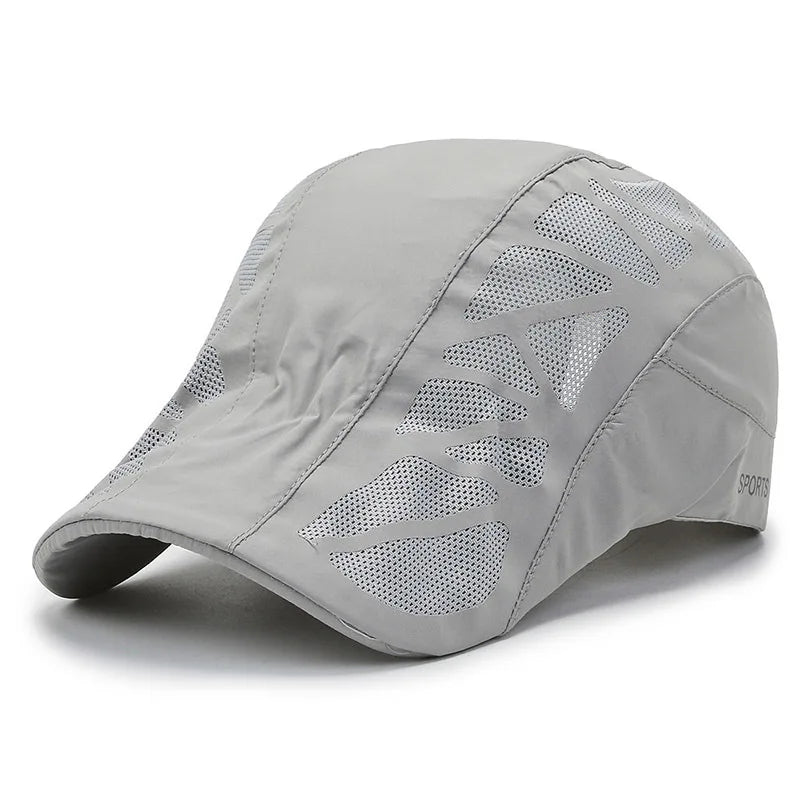 Sports Mens Sun Hats Breathable Mesh Quick-drying Visor Caps Outdoor