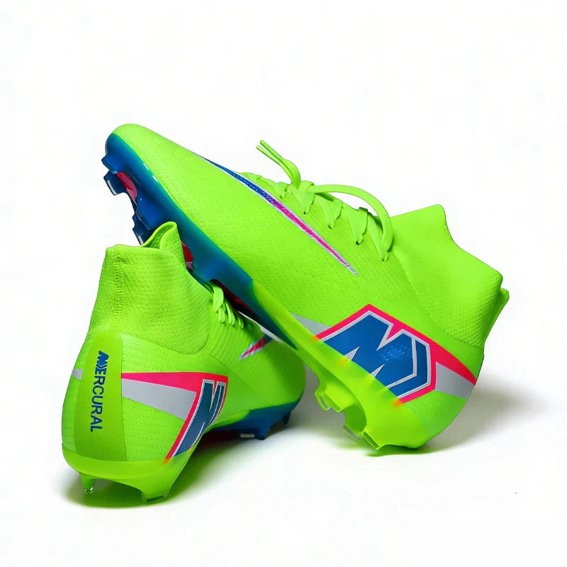 999Y High Quality Mens Soccer Shoes Turf Soccer Cleats for Boys Sneakers TF/FG Training Football Boots Chuteira Campo 35-45