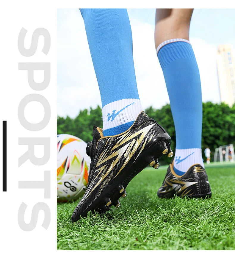 New Kids Society Cleats Soccer Shoes Professional Football Boots Boys Indoor Football Field Boots Original Sneaker Children Fast