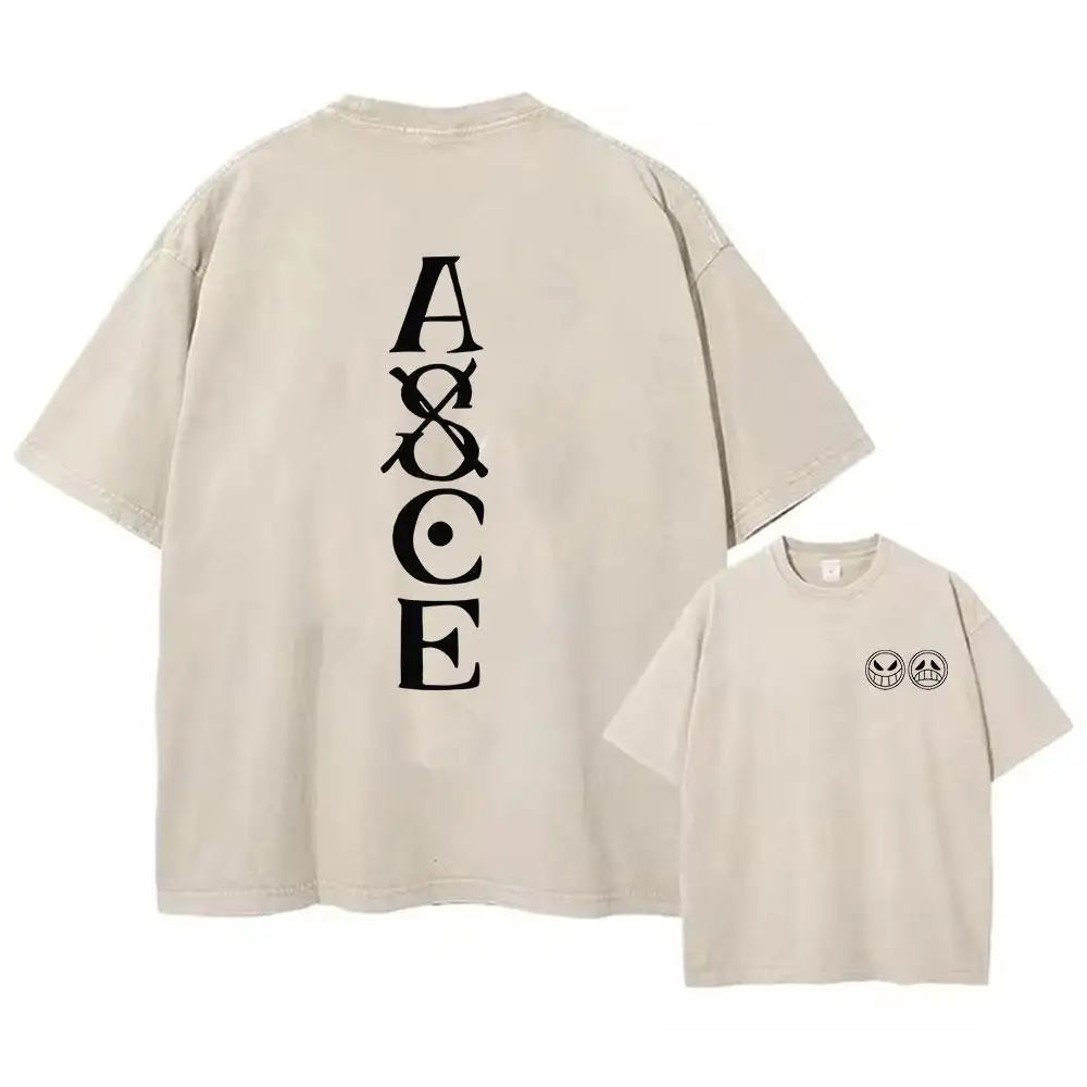T-shirt Man Women Short Sleeve Tee Streetwear 2026 Oversized Anime Print Casual Tops Summer Y2k