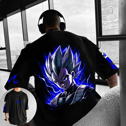 Printing T-Shirt Summer Men's Street Hip Hop Loose Casual Street Trend Short Sleeve Top