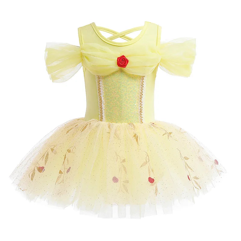Girl Ballet Dancing Dress Party Fancy Sequined TUTU Dress Princess Girl Clothes Baby Girl Stage Shows Party Costumes