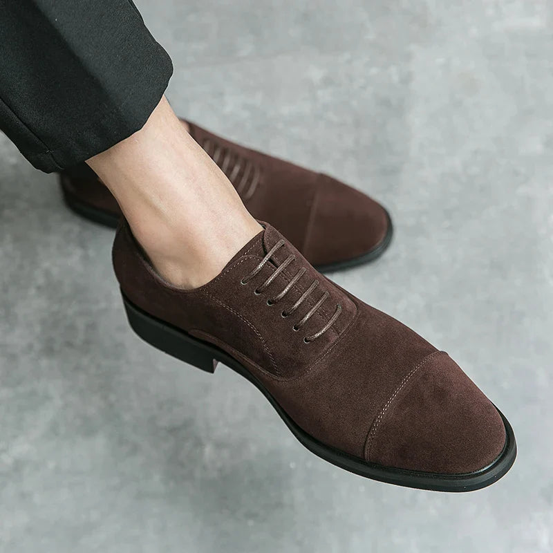 Dress Oxfords Men's Formal Shoes Casual Business Flats Leisure Footwear Party Loafers Retro Men Moccasins Zapatillas Para Hombre