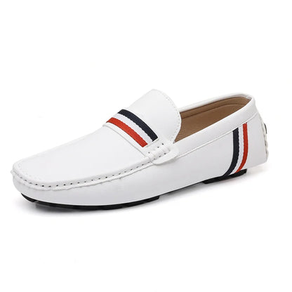 Men Shoes Slip on Loafers Mens Business Office Shoes Classic PU Leather Men's Loafer Shoes Casual Men Driving Shoes Men's Shoes
