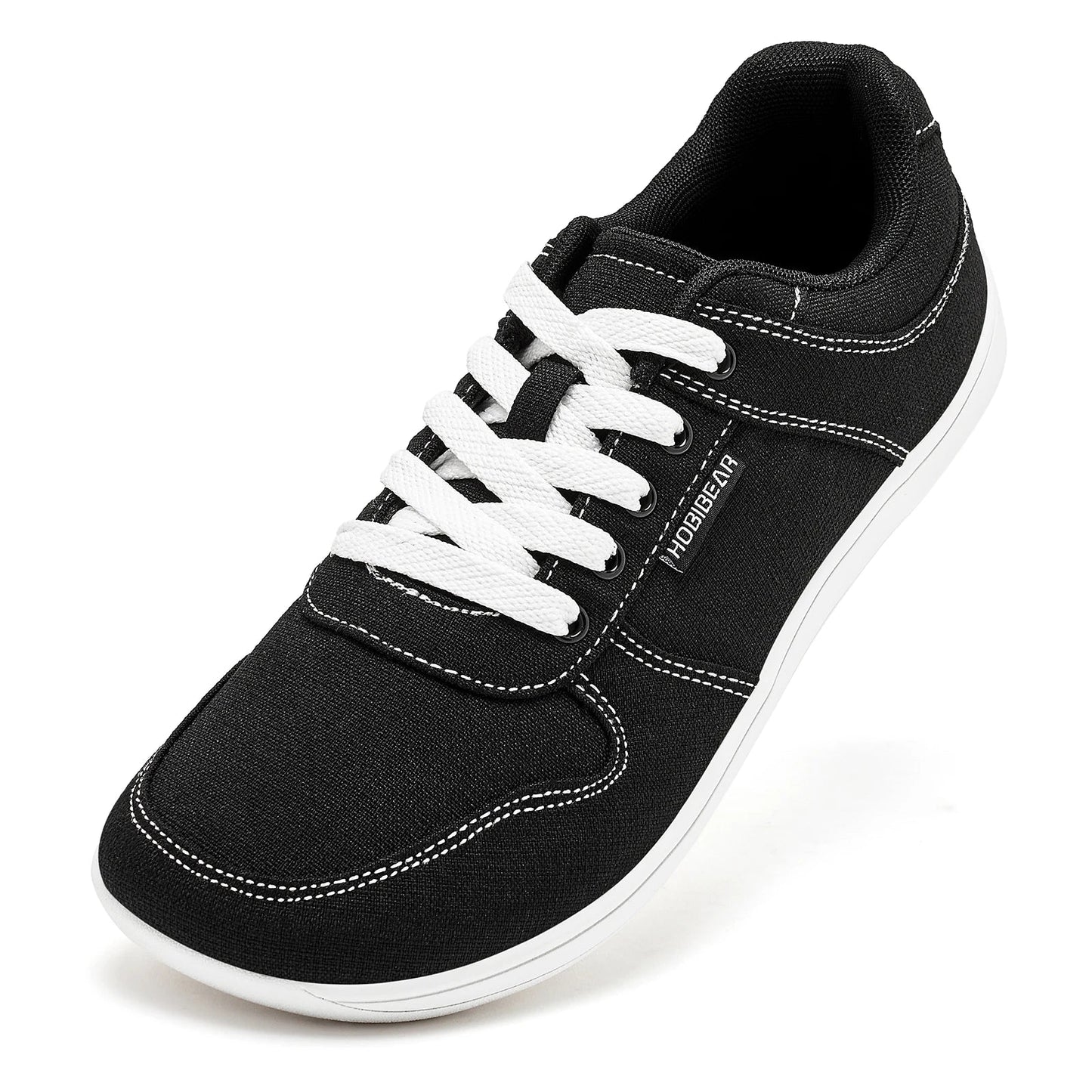 Unisex Barefoot Shoes for Men Women Wide Minimalist Walking Sneakers Lace-Up Outdoor Lightweight Running Shoes