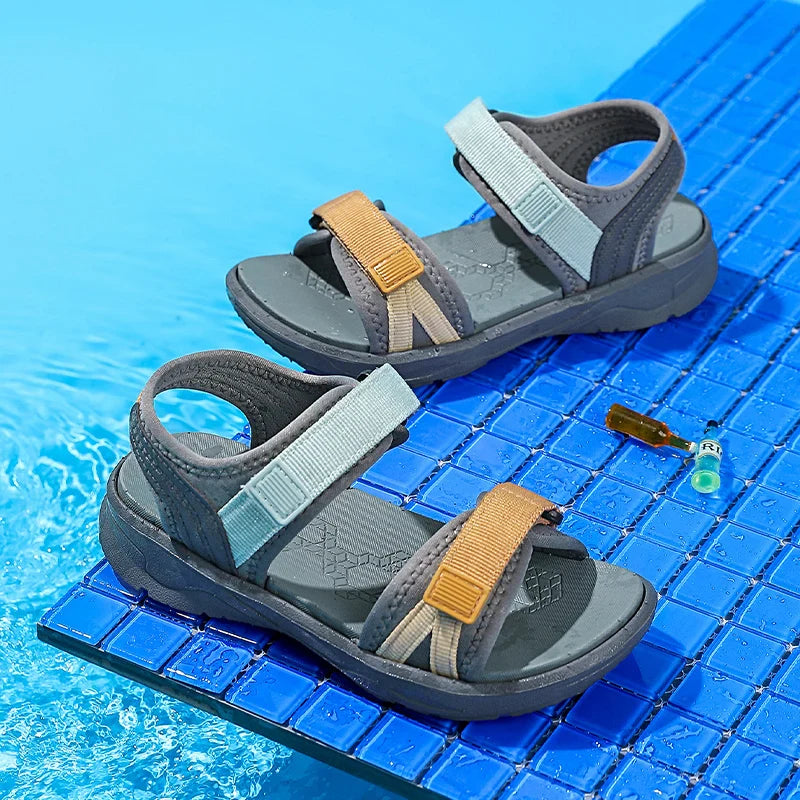 New Boys Sandals Kids Shoes Summer Lightweight Beach Water Shoes Breathable Soft Children Casual Sports Sneaker Sandals for Boy