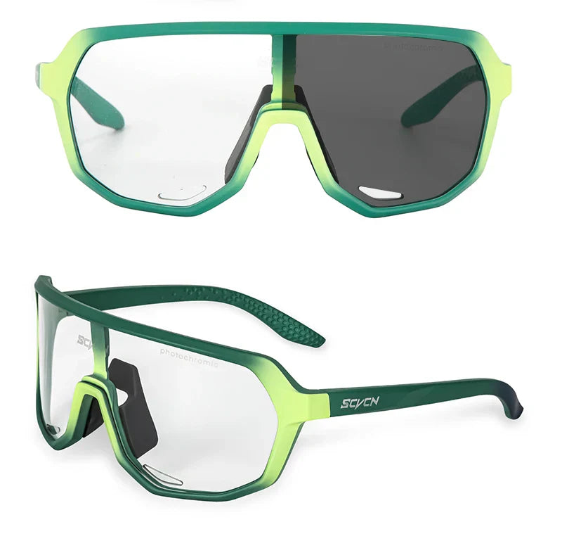 Photochromic Cycling Sunglasses Cycling Glasses UV400 Bicycle Eyewear Sports MTB Outdoor Bike Goggles Sunglasses Eyepieces
