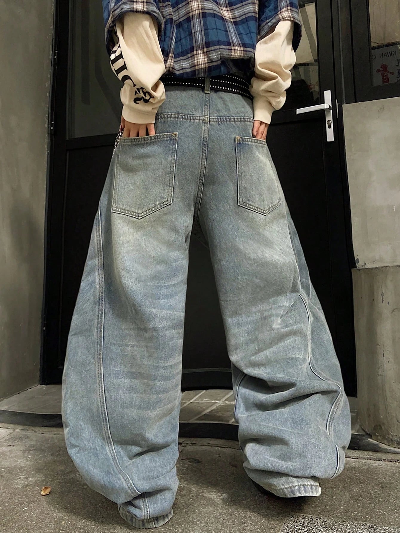 Jeans For Man Baggy Jeans Man Pants Relaxed Fit Denim Trousers Spring Summer Season Blue Classic Men Clothing No Elastic