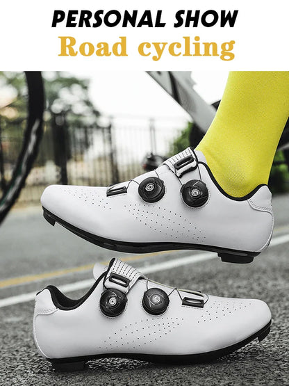 New Cycling Sports Shoes Men MTB Pedal Bicycle Shoes Women Lightweight Road Self-Locking SPD Racing Shoes Unisex Cycling Shoes