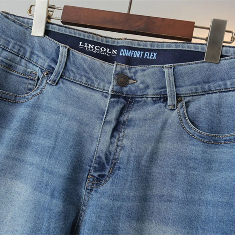 Large Size Jeans Women's Ankle-Length Pants