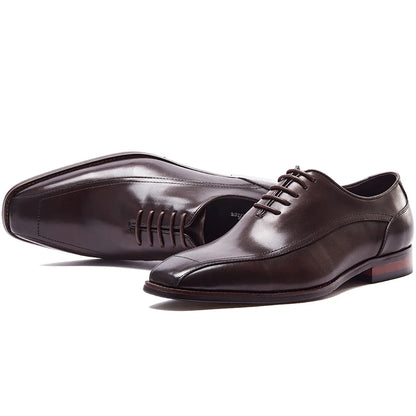 Italian Mens Calf Leather Oxfords Dress Business Shoes - 2025 New Arrival Popular Office Formal Shoes for Parties And Weddings