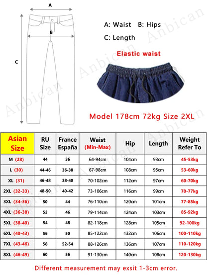 Calça Jeans Masculina Plus Size Solta Jogger Streetwear Harem Cargo Jeans Calças Jeans na Altura do Tornozelo
