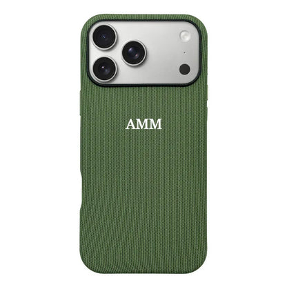 For lphone 17 pro max 17PRO 17 16 Leather PU Personalized Initials Custom Magsafe leather Phone Case