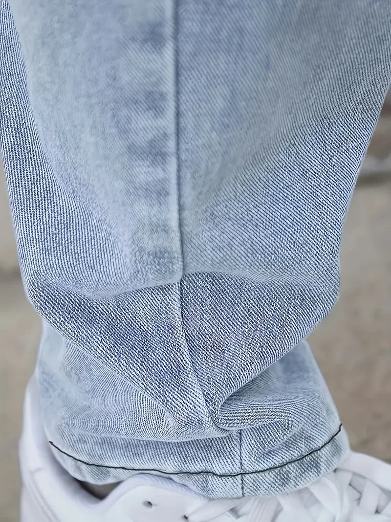 Men's Casual Fashion Jeans - Comfortable, Stylish, and Durable for Everyday Wear