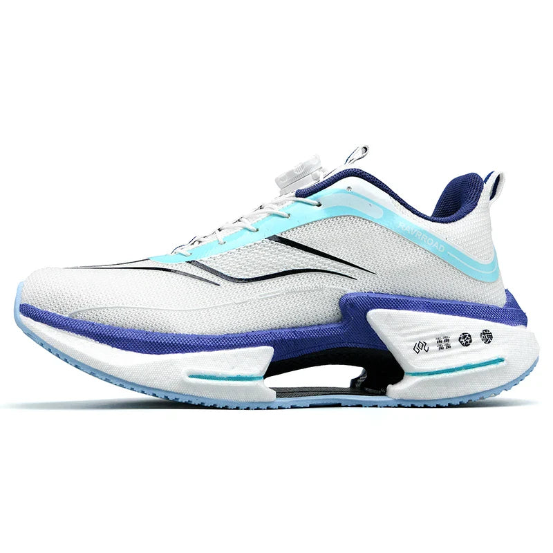 Family carbon plate running shoes for Boys Big Boys Student rotating button Technology TPU+ Popcorn high pop sneakers for girls